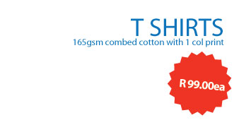 t shirts branded R99.00ea